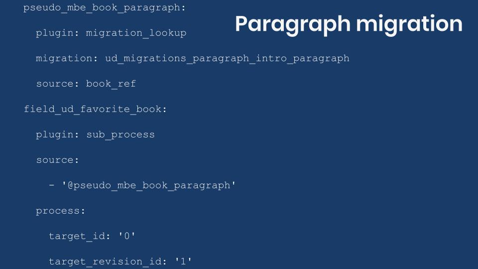 Introduction to paragraphs migrations in Drupal