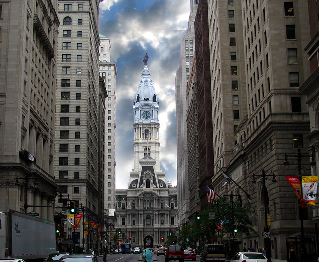 City Hall located at the heart of Center City-Philadelphia,PA