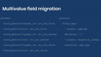 Syntax for multivalue field migration.