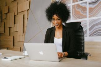 Women using laptop